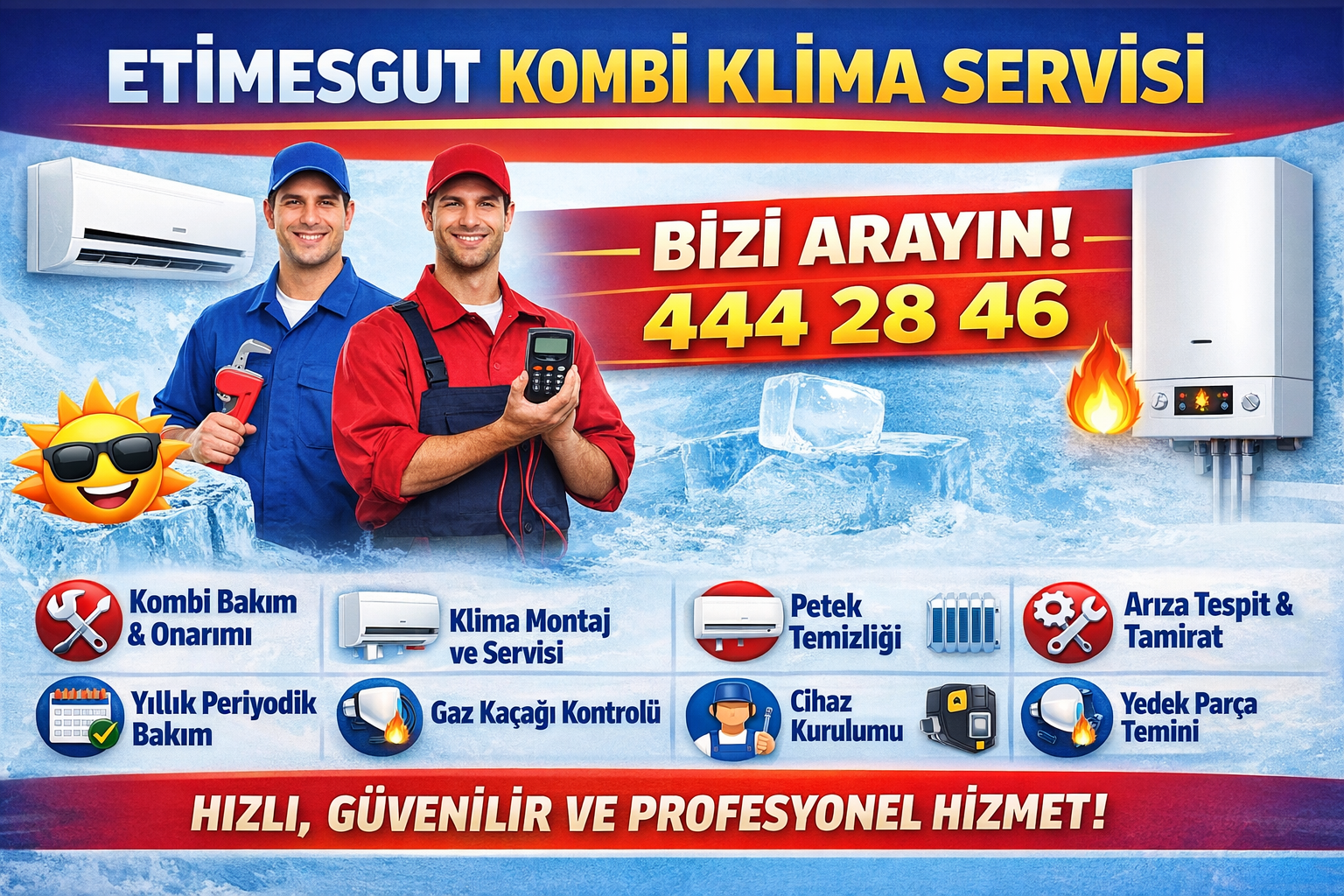 Etimesgut Kombi Klima Servisi